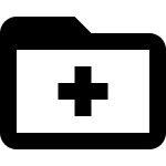 Folder Outline Add SVG Icon